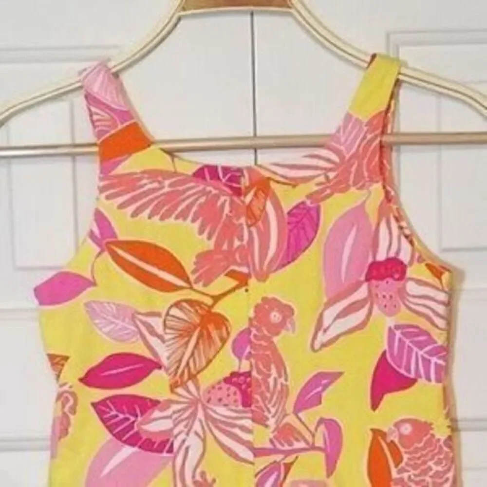 Lilly pulitzer girls' preppy pacific wing shift dress